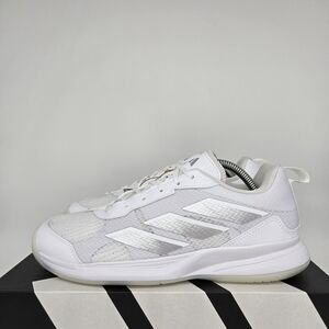 Adidas Women's Tennis Shoes Avaflash Low 'White Silver Metallic' Size 8